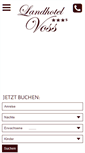 Mobile Screenshot of hotel-voss.de